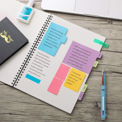 Mr. Pen- Sticky Notes Set, 410 Pack, Ruled, Dotted & Blank Notes