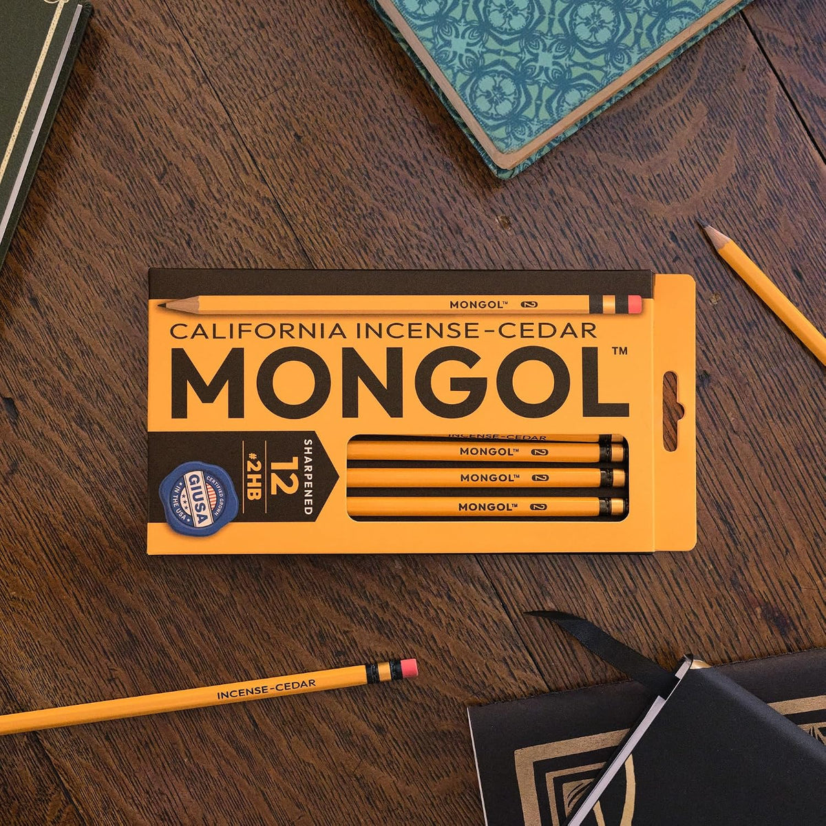 Mongol Classic Incense Cedar #2 Pencil - 12-Pack – Pre-sharpened